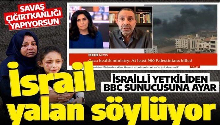İsrailli eski yetkiliden BBC sunucusuna ayar: İsrail yalan söylüyor