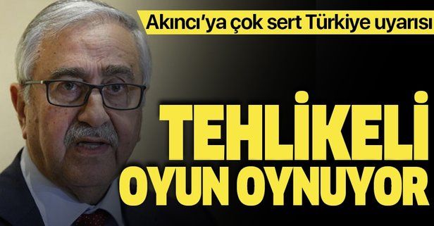 KKTC'de Bakan Hasan Taçoy'dan Cumhurbaşkanı Mustafa Akıncı'ya uyarı! "Oyun oynamayı bırak"