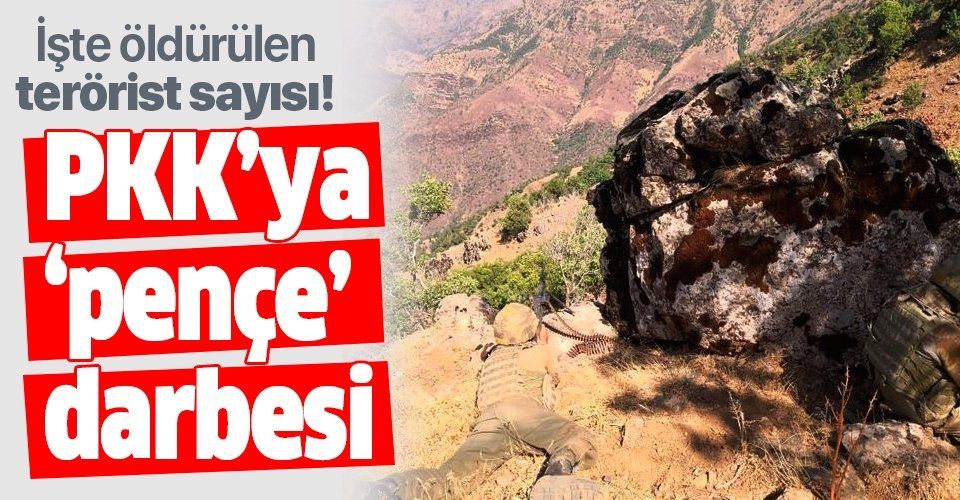 Terör örgütü PKK'ya 'pençe' darbesi!.