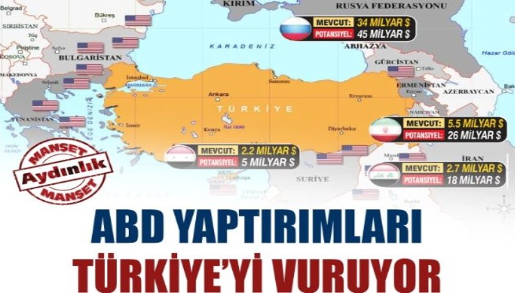ABD yaptırımları Türkiye’yi vuruyor