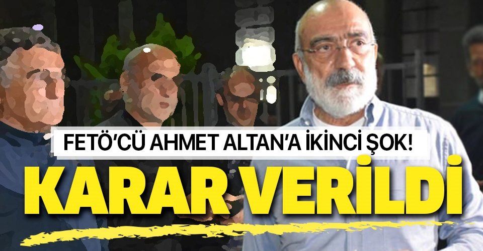 Ahmet Altan'a şok!.