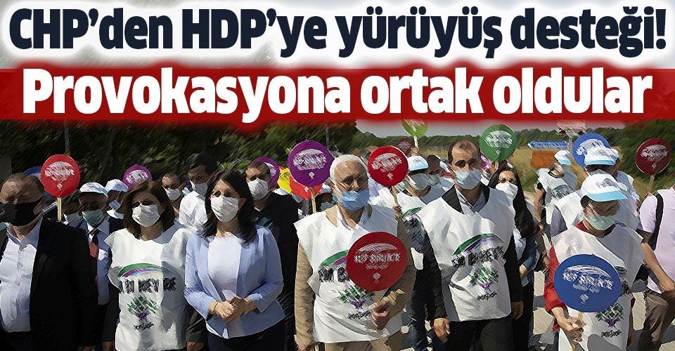 CHP’den HDP’ye yürüyüş desteği! Kışkırtmaya ortak oldular
