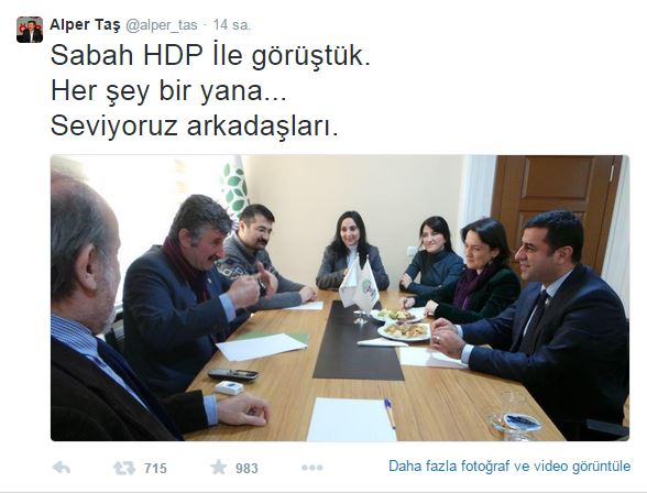 CHP'nin Beyoğlu adayını HDPKK'lı Demirtaş belirledi!