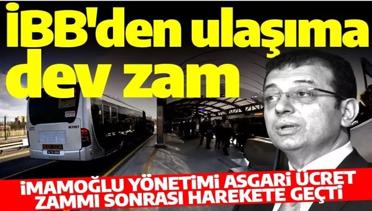 Son dakika: İstanbullulara kötü haber! Toplu ulaşıma rekor zam geldi