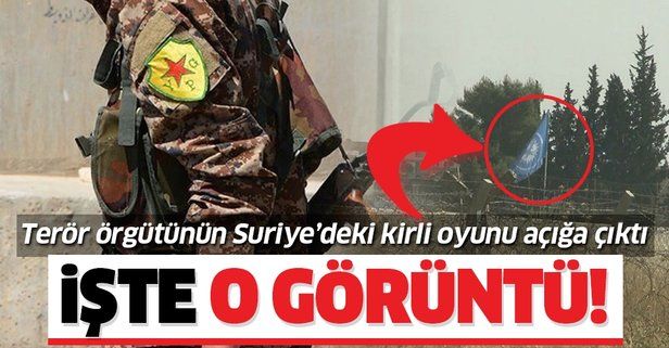 Terör örgütü YPG'nin Suriye'deki kirli oyunu açığa çıktı! İşte o görüntü.
