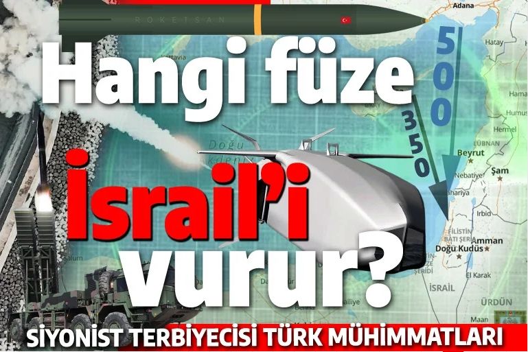 İsrail'i vurabilecek Türk füzeleri: Gazze vahşeti sürerse devreye onlar girebilir