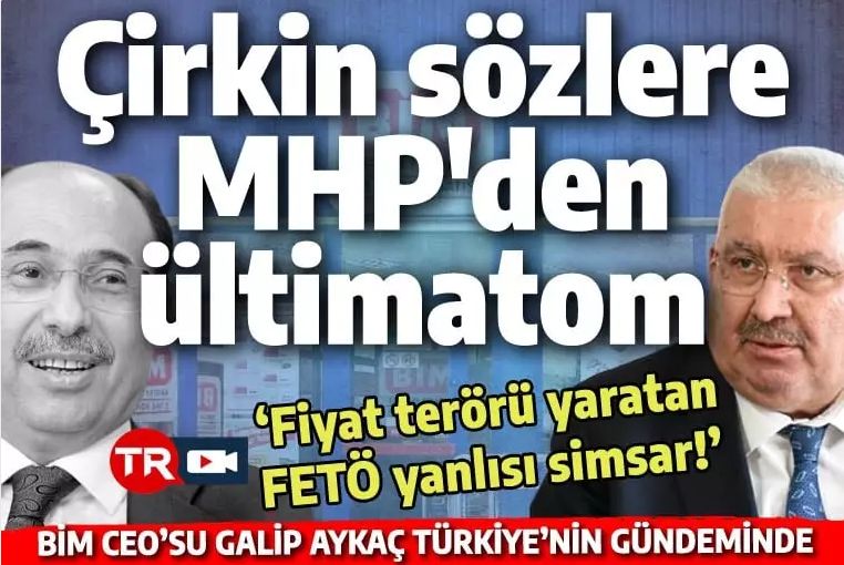 BİM CEO'su Türk devletine meydan okudu, Türk milletine hakaret etti, MHP'den sert yanıt!