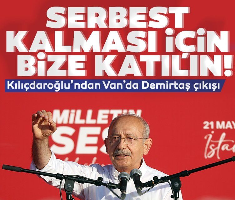 Kemal Kılıçdaroğlu: Selahattin Demirtaş ve Osman Kavala serbest kalsın istiyorsanız bize katılacaksınız!
