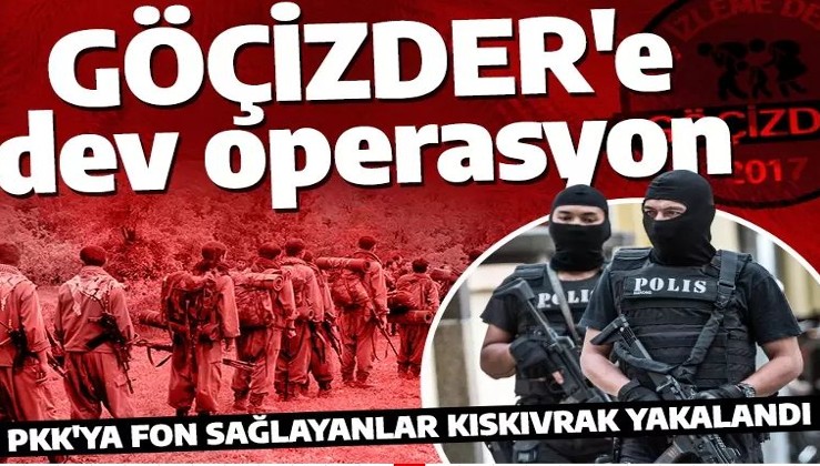 PKK'ya fon sağlamakla suçlanan şüphelilere 5 ilde operasyon