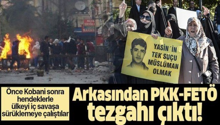 Kobani provokasyonu 6. yılında: PKK-FETÖ önce Kobani sonra hendeklerle ülkeyi iç savaşa sürüklemeye çalıştı