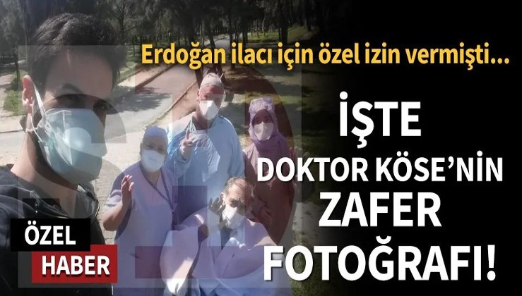 Son dakika... Cumhurbaşkanı Erdoğan ilacı için özel izin vermişti! İşte doktor Selçuk Köse'nin zafer fotoğrafı
