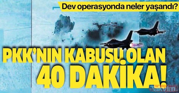 PençeKartal Operasyonu'nda neler yaşandı? PKK'nın kabusu olan 40 dakika!