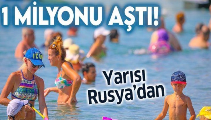 Antalya'ya Eylülde gelen turist sayısı 1 milyonu aştı