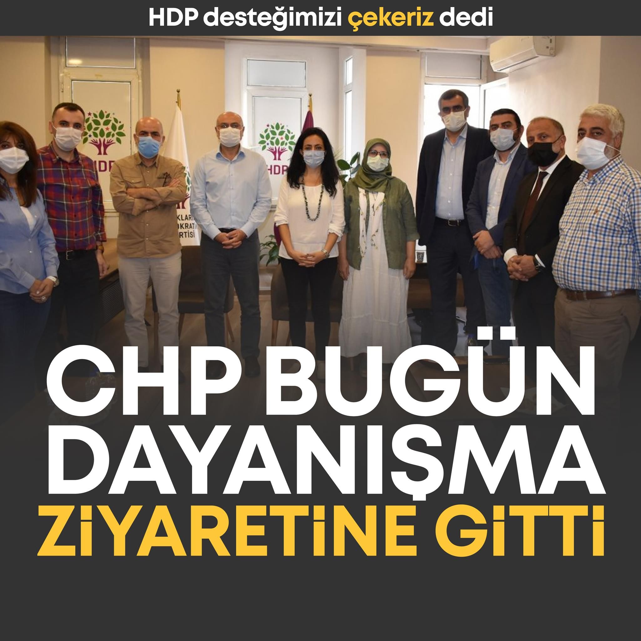 CHP'den HDP'ye 'dayanışma' ziyareti