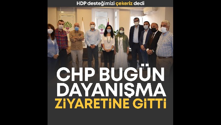 CHP'den HDP'ye 'dayanışma' ziyareti