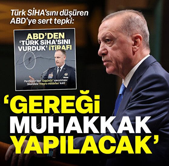 Cumhurbaşkanı Erdoğan'dan sözde müttefik ABD'ye SİHA resti: Vakti saati geldiğinde gereği yapılacak