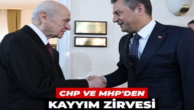 CHP ve MHP'den sürpriz görüşme: Gündem kayyım!