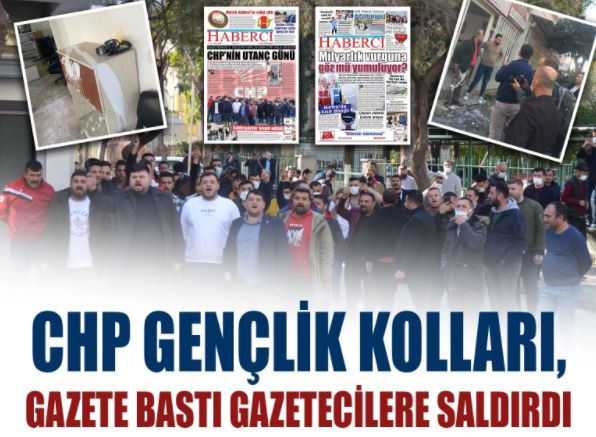 İyice HDP'leştiler: CHP Gençlik Kolları, gazete bastı gazetecilere saldırdı