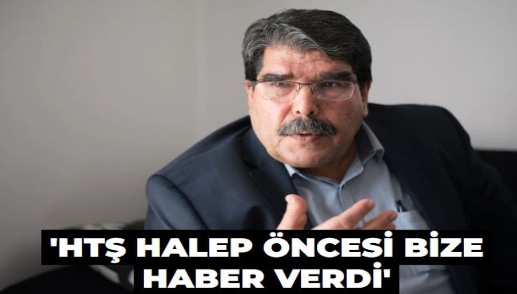 PYD'li Salih Müslim'den HTŞ açıklaması: Diyaloğa açığız