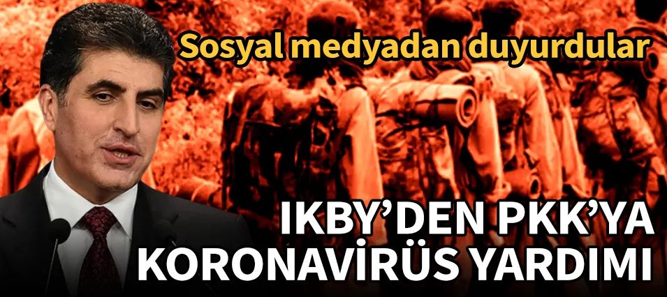 IKBY'den PKK'ya koronavirüs yardımı