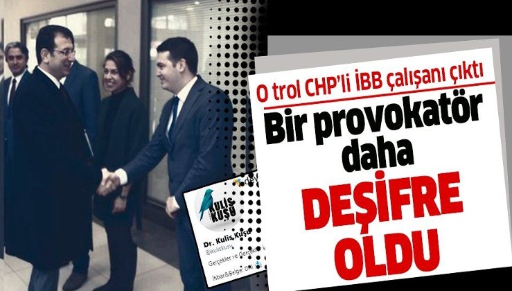 Twitter'da provokatif paylaşımlar yapan ‘Dr. Kulis Kuşu’ hesabının yöneticisi CHP’li İBB çalışanı çıktı