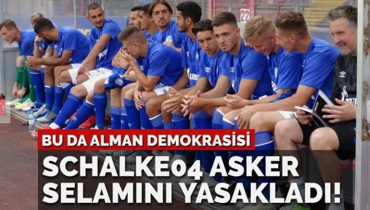 Bu da Alman demokrasisi… Schalke04’ten Türk oyuncularına: Asker selamı yapmayın!