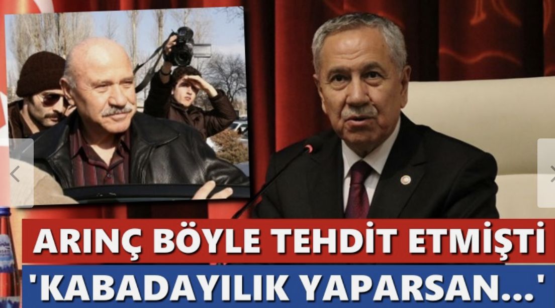 Bülent Arınç, Mustafa Özbek’i böyle tehdit etmişti!