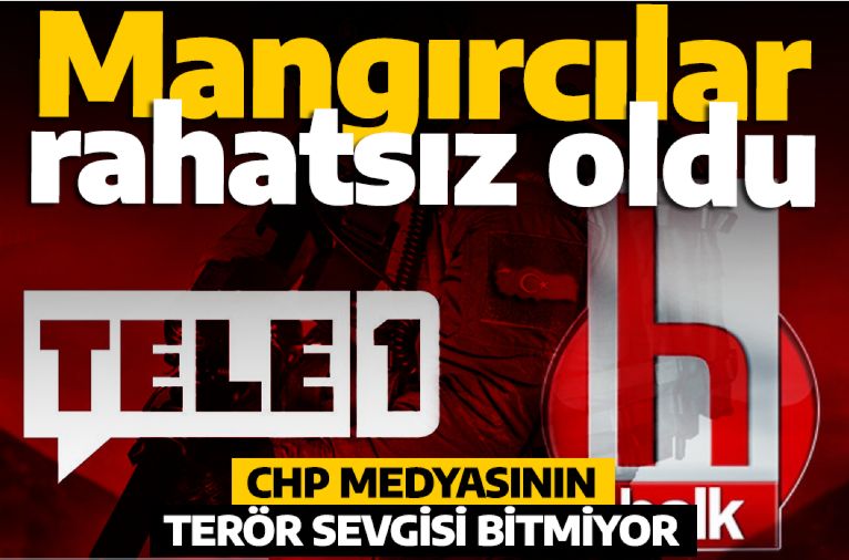 CHP'nin kanalları terörle mücadeleden rahatsız oldu! HALK TV ve TELE 1'e büyük tepki!