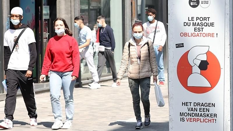 Belçika'da maske zorunluluğu büyük ölçüde kalkıyor