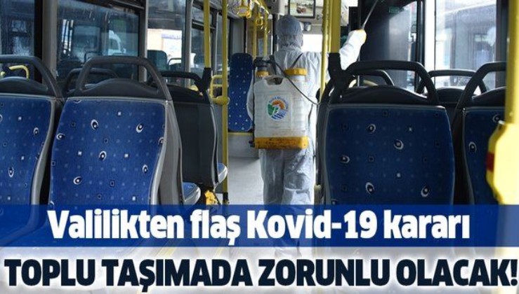 Son dakika: Ankara Valiliği açıkladı: Toplu taşımada maske ve sıvı dezenfektan bulundurulması zorunlu olacak