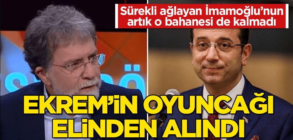 Ahmet Hakan, İmamoğlu'nun oyuncağını elinden aldı