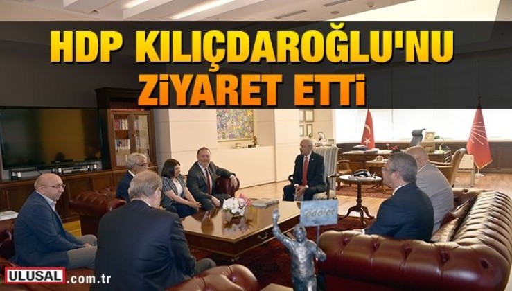 HDP Kemal Kılıçdaroğlu'nu ziyaret etti