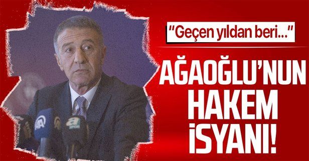 Trabzonspor Başkanı Ahmet Ağaoğlu'ndan Fenerbahçe maçı sonrası Yaşar Kemal Uğurlu isyanı! Penaltıyı...