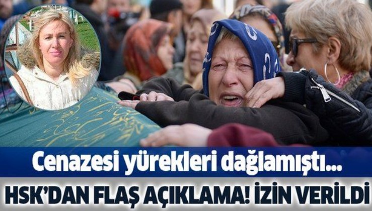 HSK'dan, Ayşe Tuğba Arslan cinayetiyle ilgili inceleme izni.