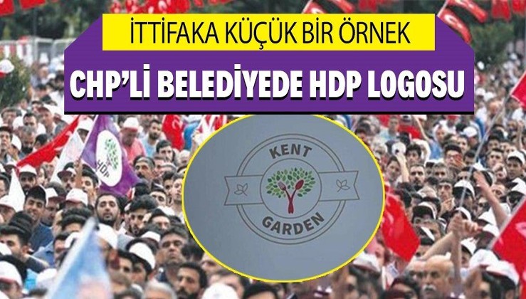 CHP’li Karşıyaka Belediyesi şirketinde HDP logosu!