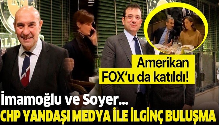 İmamoğlu ve Soyer'den CHP yandaşı medya ile ilginç buluşma.