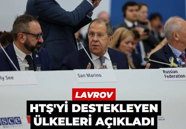 Lavrov: HTŞ’yi ABD ve İngiltere destekliyor