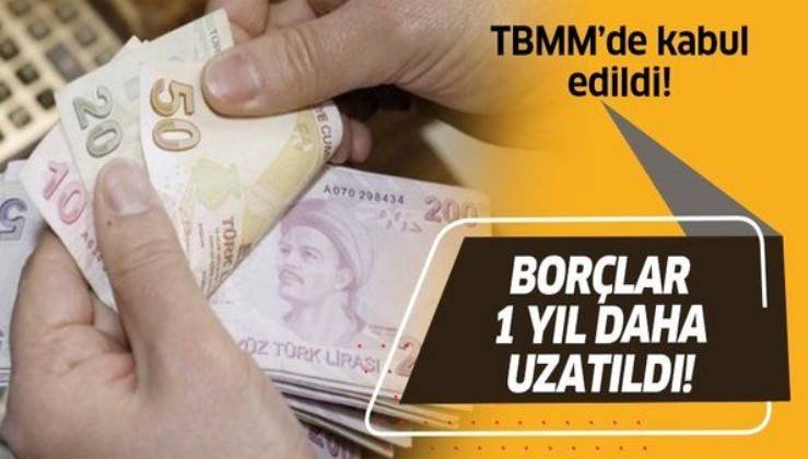 TBMM’de kabul edildi! Çek borcu olanlara müjde! 1 yıl daha uzatıldı