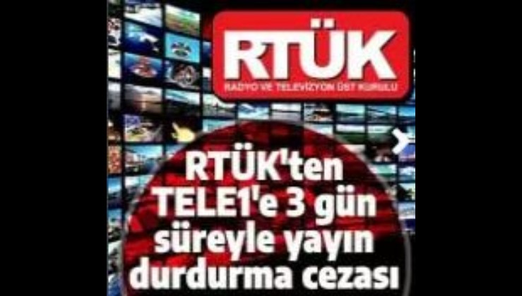 TİP'li Kadıgil'in sözleri sonrası RTÜK harekete geçti! Tele1'e yayın durdurma cezası
