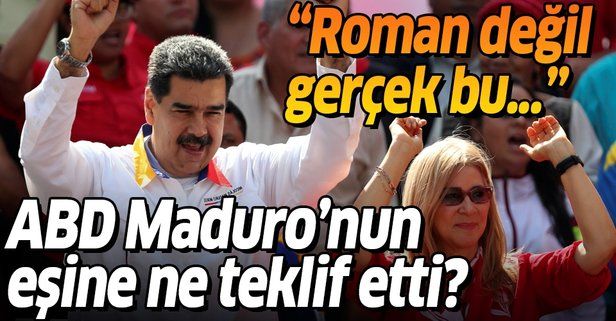 Venezuela Devlet Başkanı Maduro'dan bomba iddia: ABD eşime benden boşanması için teklif yaptı