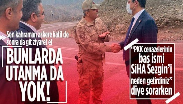 CHP heyetinden Mehmetçik'e ziyaret: PKK'yı destekleyen Sezgin Tanrıkulu'nun üs bölgesine gitmesi tepki topladı