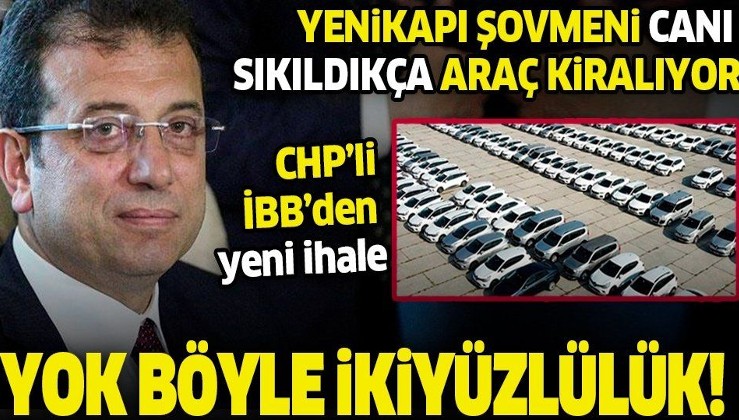 İBB Başkanı Ekrem İmamoğlu'nun ikiyüzlülüğü: Yenikapı'da şov yaptıktan sonra üst üste araç ihalerine çıktı