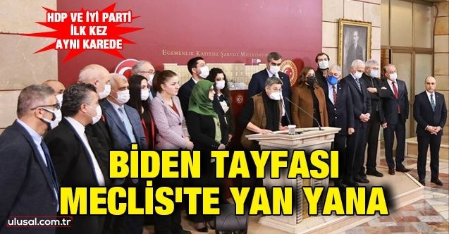 TTB Başkanı Fincancı ile CHP, HDP ve İYİ Partili vekiller Meclis'te ortak açıklama yaptı
