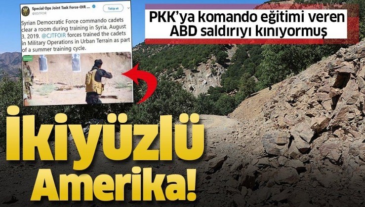 PKK ile devriye atan ve teröristlere komando eğitimi veren ABD, Diyarbakır'daki saldırıyı kınıyormuş!.