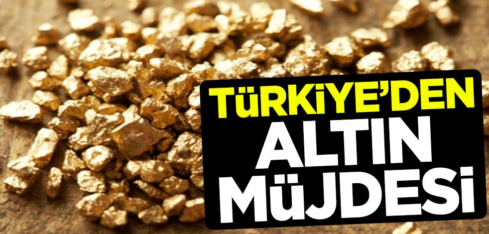 Türkiye'den altın müjdesi