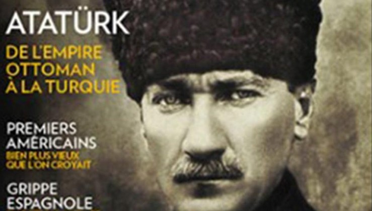 Atatürk Fransız tarih dergisinin kapağında