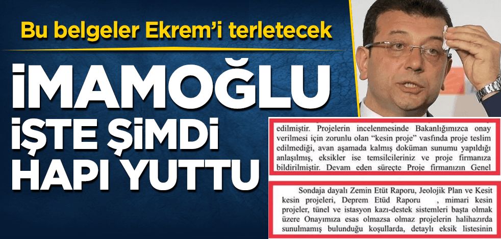 Ekrem İmamoğlu'nun iddialarını belgelerle çürüttü