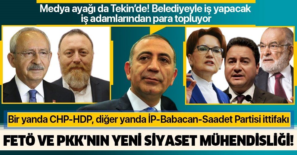 FETÖ ve PKK'nın yeni siyaset mühendisliği! Bir yanda CHPHDP, diğer yanda İPBabacanSaadet Partisi ittifakı.