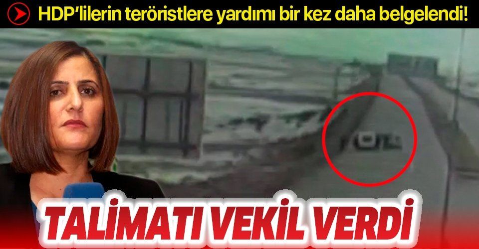 HDP milletvekillerinin teröristlere yardımı bir kez daha belgelendi.