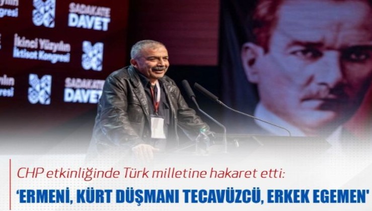 HDP'li Sırrı Süreyya Önder CHP etkinliğinde Türk milletine hakaret etti: ‘Ermeni, Kürt düşmanı tecavüzcü, erkek egemen'